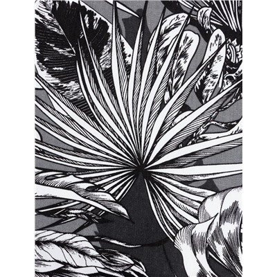 Комплект штор для кухни с подхватами Этель Palm leaves, 149×180 см - 2 шт.