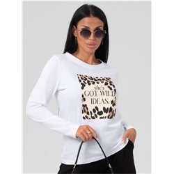 Лонгслив "Идеал" женский белый