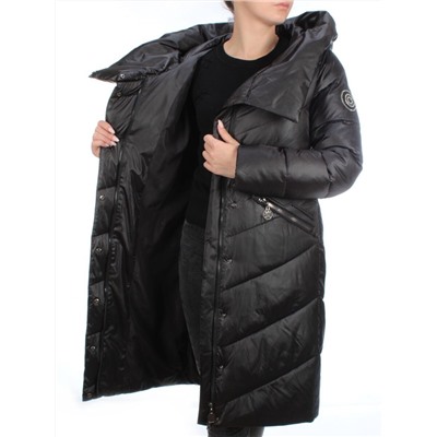 8351 BLACK Пальто женское зимнее JARIUS (200 гр. холлофайбера)