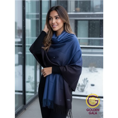 Палантин теплый из кашемира с переходом цвета Арт 2323/9