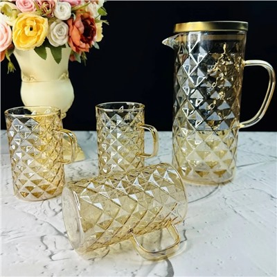 160-253 Набор графин 1300мл и 6 стаканов в под.уп.(х8)