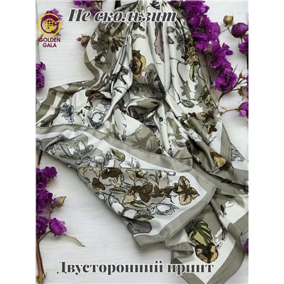 Платок шелковый большой "Парижанка" Арт 2428/21