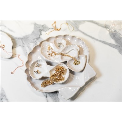 Блюдо керамическое «Морская ракушка», 27×25 см, Dolce Ceramo