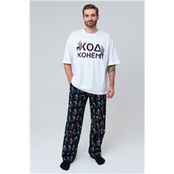 Комплект мужской: футболка, брюки