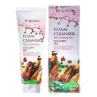 Пенка для умывания с красным женьшенем, Beaumyr 180 мл