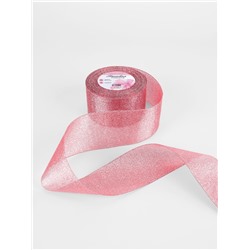 Лента парчовая, 50 мм, 23±1 м, красная №039