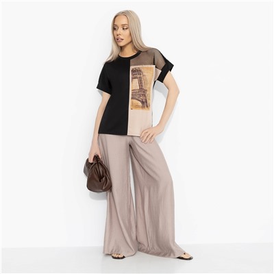 Футболка комбинированная с сеткой, Ты в деле (стиль)