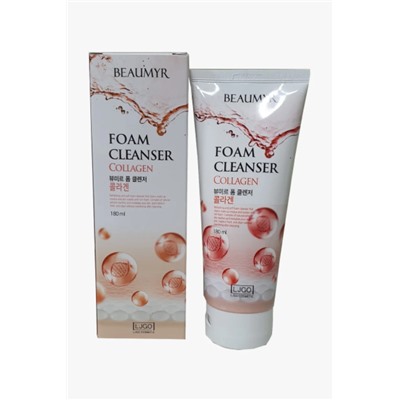 Пенка для умывания с коллагеном, Beaumyr 180 мл