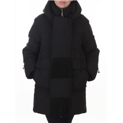 H781 BLACK Куртка зимняя женская (200 гр. холлофайбер)