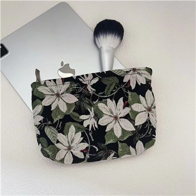 Handheld small clutch bag, cosmetic bag with zipper