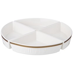 МЕНАЖНИЦА LEFARD "HERBAL" 4 СЕКЦИИ НА ПОДСТАВКЕ (КОР=10ШТ.)