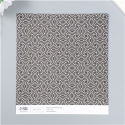 Двусторонняя бумага для скрапбукинга «Арт Узор. Харизма и стиль», 180 г/м², 15.5×17 см