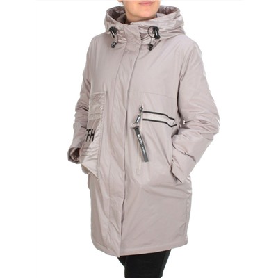 BM-07 BEIGE Куртка демисезонная женская (100 гр. синтепон)