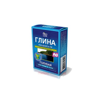 Фитокосметик Глина голубая Валдайская 100гр