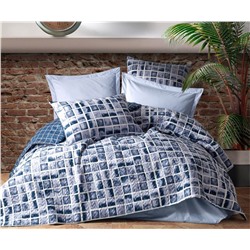 2 сп. Евро 4-х Сезонный КПБ со Стеганным Пододеяльником Ranforce MINIMAL Complete Set cotton box