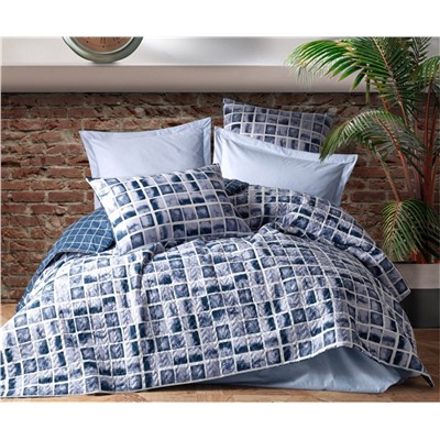 1 сп. 4-х Сезонный КПБ со Стеганным Пододеяльником Ranforce Complete Set MINIMAL cotton box