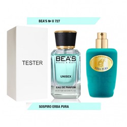 Tester Beas U727 Xerjoff Sospiro Erba Pura edp 25 ml, Парфюм унисекс Beas U727 создан по мотивам аромата Xerjoff Sospiro Erba Pura