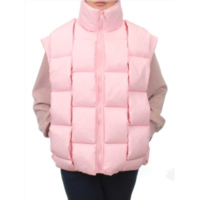 2853 PINK Жилет утепленный женский (80% пух, 20% холлофайбер)