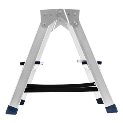 Стремянка двусторонняя 2 ступени, алюминиевая, Сибртех
