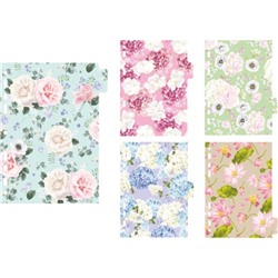 Разделитель листов A5 (210×165 мм) цветовой, 5 листов, "deVENTE. Bloom Garden" ламинированный мелованный картон 210 г, с рисунком, индивидуальная упаковка