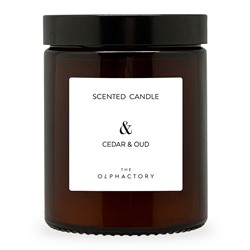 Свеча ароматическая The Olphactory, &, Cedar&Oud, 30 ч