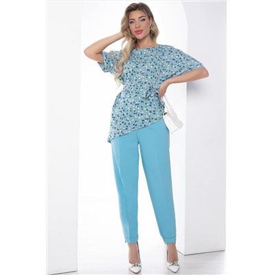 Блуза "Приятный комплимент" (зеленая) Б8978