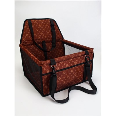 Автокресло для животных 40*30*25 см, коричневое