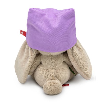 Мягкая игрушка "Зайка Ми в шапочке и с букетом (малыш)" (15 см)