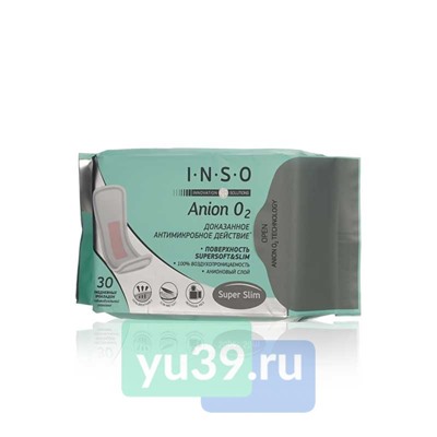 Прокладки ежедневные INSO Anion O2, 30шт