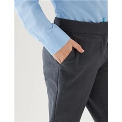 Girls' Super Skinny Leg School Trousers (2-18 Yrs)