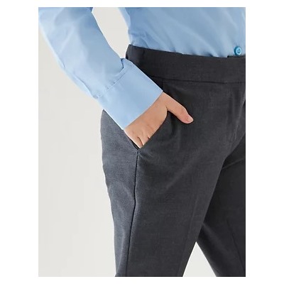 Girls' Super Skinny Leg School Trousers (2-18 Yrs)