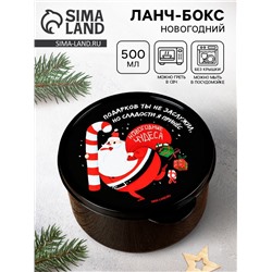 Ланч - бокс новогодний «Новогодние чудеса», 500 мл