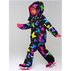 Комплект зимний для девочки: куртка, комбинезон