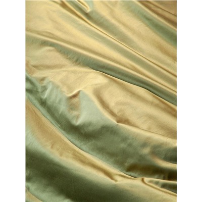 Комплект постельного белья из премиального сатина оливкового цвета из коллекции Essential, 150х200 с