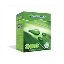 Бесфосфатные таблетки для посудомоечных машин Clean & Fresh ECO All in 1 100 шт