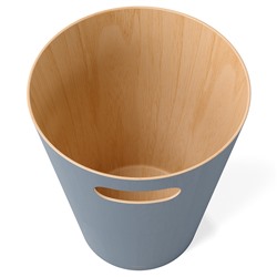 Корзина для мусора Woodrow, 7,5 л, серо-голубая