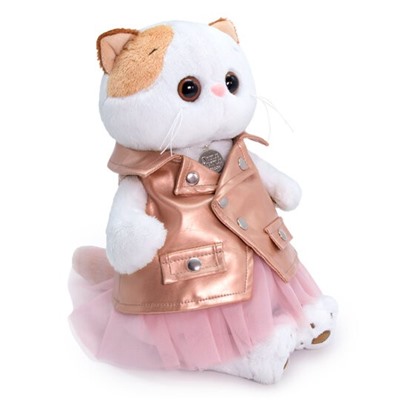 Мягкая игрушка "Кошечка Ли-Ли в юбке и жилетке" (24 см)