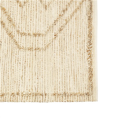 Ковер из джута и переработанного хлопка Kolkata из коллекции Ethnic, 160х230см