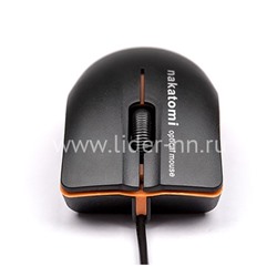 Мышь проводная NAKATOMI Navigator Optical MON-03U 3 кнопки (черная)