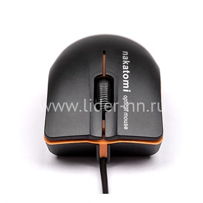 Мышь проводная NAKATOMI Navigator Optical MON-03U 3 кнопки (черная)