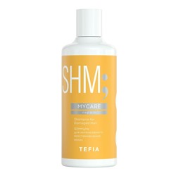 Шампунь для интенсивного восстановления волос Shampoo for Damaged Hair, TEFIA Mycare, 300 мл