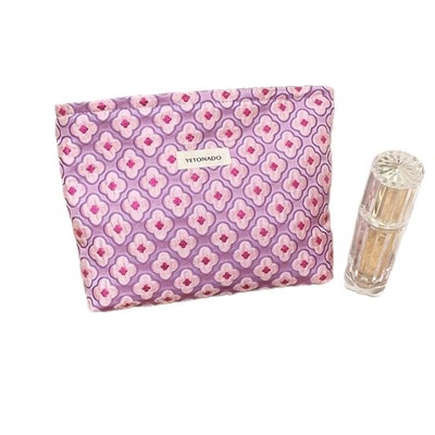 Capacious cosmetic bag, handheld fuchsia shoulder bag, fresh brand storage bag, organizer bag
