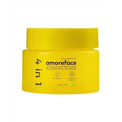 Amoreface Крем для лица 4 в 1 с пептидами и экстрактом риса / Rice-Peptide Clinic Cream, 100 г