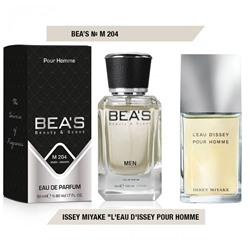 Beas M204 Issey Miyake L'eau D'Issey Pour Homme edp 50 ml, Парфюм мужской Beas M204 создан по мотивам аромата Issey Miyake L'eau D'Issey Pour Homme