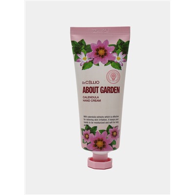 Крем для рук с экстрактом календулы, ABOUT GARDEN CALENDULA HAND CREAM, DR.CELLIO, 100 мл