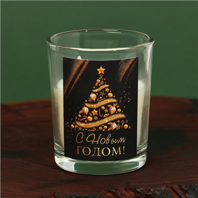 Набор свечей ароматических «Новогоднего исполнения желаний», ваниль, 9.4×17.8×5.4 см