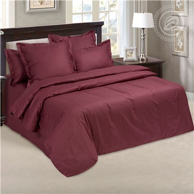 КПБ Бордо страйп-сатин Арт Дизайн