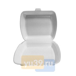 Ланч-бокс ВПС 1-секция (Т)x100 (249x206)x35,30)), цвет белый