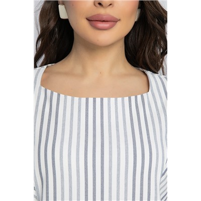 Платье Европейский шик (светло-серое) П13243-19М