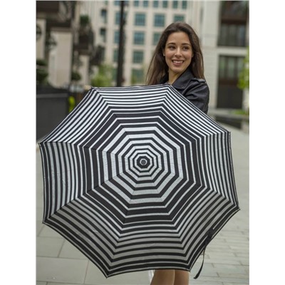 L354-4418 SilverStripes (Серебряные полосы) Зонт женский механика Fulton